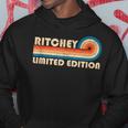 Ritchey Surname Retro Vintage 80S 90S Birthday Reunion 90S Vintage Designs Funny Gifts Hoodie Unique Gifts