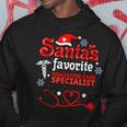 Santas Favorite Palliative Care Specialist Christmas Hoodie Unique Gifts Santas Favorite Palliative Care Specialist Christmas Hoodie Unique Gifts