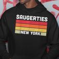 Saugerties Ny New York City Home Roots Retro 80S Hoodie Unique Gifts