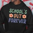 Schools Out Forever Retro Last Day Of School Hoodie Unique Gifts