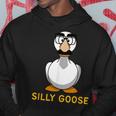 Silly Goose Groucho Glasses Goose On The Loose Silly Person Hoodie Unique Gifts