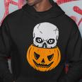 Skull Pumpkin Halloween Subtle Minimal Trick Or Treat Halloween Hoodie Unique Gifts