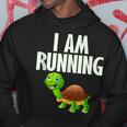 Slow Runner Turtle I Am Running Funny Runner Graphic Running Funny Gifts Hoodie Unique Gifts