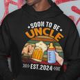 Soon To Be Uncle Again 2024 Pregnancy Announcement Dad Hoodie Funny Gifts