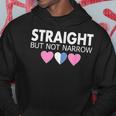 Straight But Not Narrow Lgbtq Apparel Hoodie Unique Gifts
