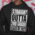 Straight Outta 2Nd Grade Graduation 2023 Class Second Grade Hoodie Unique Gifts