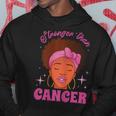 Stronger Than Breast Cancer Pink Ribbon Breast Cancer Hoodie Unique Gifts Stronger Than Breast Cancer Pink Ribbon Breast Cancer Hoodie Unique Gifts