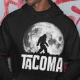 Tacoma Bigfoot Vintage Full Moon Retro Squatch State Pride Hoodie Unique Gifts