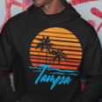 Tampa Sunset Palm Trees Beach Vacation Tourist Gifts Vacation Funny Gifts Hoodie Unique Gifts