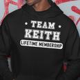 Team Keith Lifetime Membership Funny Family Last Name Hoodie Unique Gifts