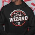 Tech Wizard Computer Repair & It Support Hoodie Unique Gifts