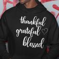 Thanksgiving Thankful Grateful Blessed Thankful Hoodie Personalized Gifts