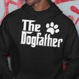 The Dogfather Best Dog Dad Ever Daddy Fathers Day Funny Hoodie Funny Gifts