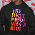 The First Gay Pride Was A Riot Lgbt Abstract Gift Hoodie Unique Gifts