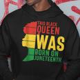 This Black Queen Was Born On Junenth Afro Gemini Birthday Hoodie Unique Gifts