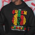 This Black Queen Was Born On Junenth June 19Th Birthday Hoodie Unique Gifts