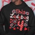 This Ladybug Is 4 Years Old 4Th Birthday Girl Family Ladybug Hoodie Unique Gifts