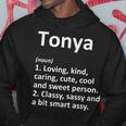 Tonya Definition Personalized Name Funny Birthday Gift Idea Hoodie Unique Gifts