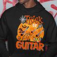 Trick Or Guitar Halloween Musical Costume Witch's Hat Hoodie Unique Gifts