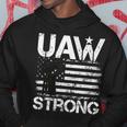 Uaw Strike 2023 United Auto Workers Union Uaw Strong Red Hoodie Unique Gifts