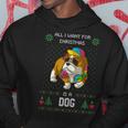 Ugly Christmas Sweater Bully American Bulldog Dog Hoodie Unique Gifts