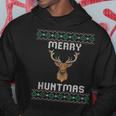 Ugly Christmas Sweater Hunting Merry Huntmas Hoodie Unique Gifts