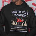 Ugly Christmas Sweater Pole Dance Santa Claus Dancing Dancer Hoodie Unique Gifts