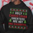 Ugly Christmas Sweaters Hot Overrated Holiday Party Hoodie Unique Gifts