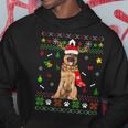Ugly Sweater Christmas German Shepherd Dog Puppy Xmas Pajama Hoodie Unique Gifts