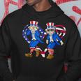 Uncle Sam Griddy Dance 4Th Of July Usa Flag Heart American Hoodie Unique Gifts