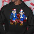 Uncle Sam Griddy Dance Funny 4Th Of July American Us Flag Hoodie Unique Gifts
