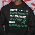 Never Underestimate A Child With Cerebral Palsy Hoodie Funny Gifts