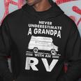 Never Underestimate A Grandpa With Rv Camping Camper Hoodie Unique Gifts
