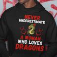Never Underestimate Love Dragons Graphic Hoodie Funny Gifts