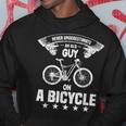 Never Underestimate An Old Guy On A Bicycle Bike Lover Hoodie Unique Gifts