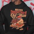 Never Underestimate An Old Man Who Is Also A Dj Party Dj Hoodie Funny Gifts