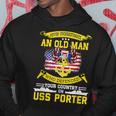 Never Underestimate Uss Porter Ddg-78 Destroyer Hoodie Personalized Gifts
