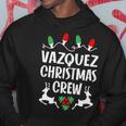 Vazquez Name Gift Christmas Crew Vazquez Hoodie Funny Gifts