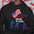 Veteran Vets Day Are Not Suckers Or Losers 64 Veterans Hoodie Unique Gifts