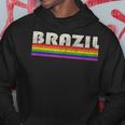 Vintage 80S Style Brazil Gay Pride Month Hoodie Unique Gifts