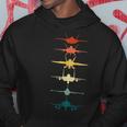 Vintage Air Force Fighter Jets F-4 F-111 F-15 F-16 F-22 F-35 Hoodie Unique Gifts