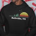 Vintage Bellville Texas Home Souvenir Print Hoodie Unique Gifts