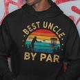 Vintage Best Uncle By Par Disc Golf Funny Fathers Day Hoodie Unique Gifts