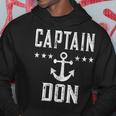 Vintage Captain Don Boating Lover Hoodie Unique Gifts