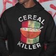 Vintage Cereal Killer Food Pun Funny Cereal Box Halloween Halloween Funny Gifts Hoodie Unique Gifts