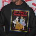 Vintage Horror Board Game Vintage Child Game Horror Hoodie Unique Gifts