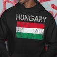 Vintage Hungary Hungarian Flag Pride Gift Hoodie Unique Gifts