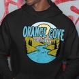 Vintage Orange Cove California River Valley Souvenir Print Hoodie Unique Gifts
