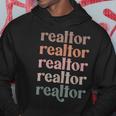 Vintage Realtor Stacked Realtor Life Real Estate Agent Life Hoodie Unique Gifts