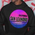 Vintage San Leandro Vaporwave California Hoodie Unique Gifts